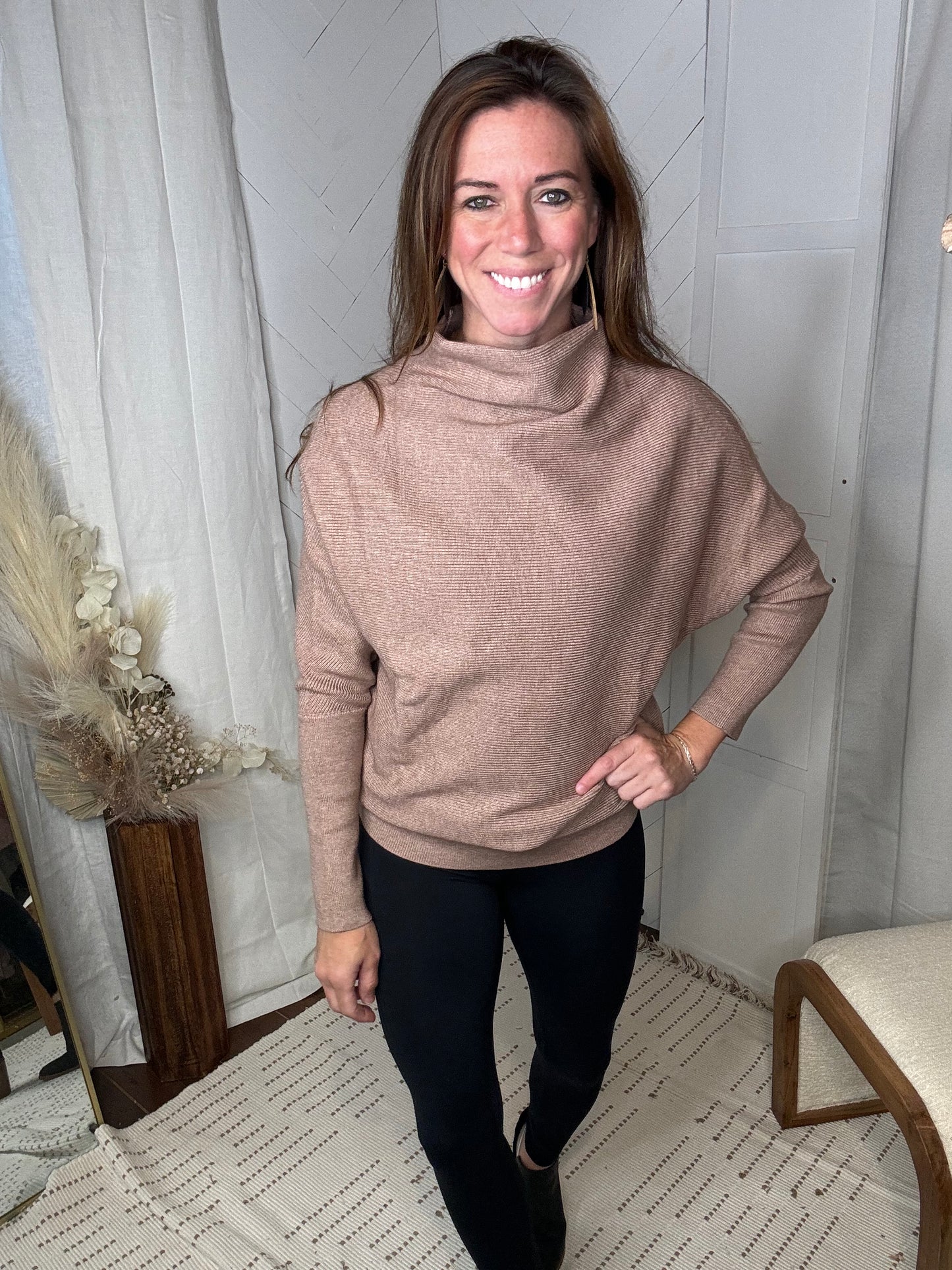 Latte Dolman Pullover