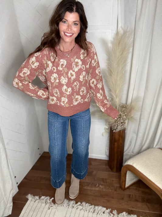 Winter Rose Sweater