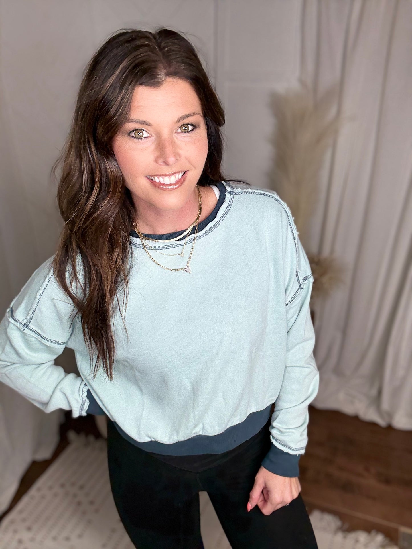 Navy Skies Crewneck