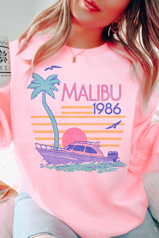 1986 Malibu Oversized Sweatshirt