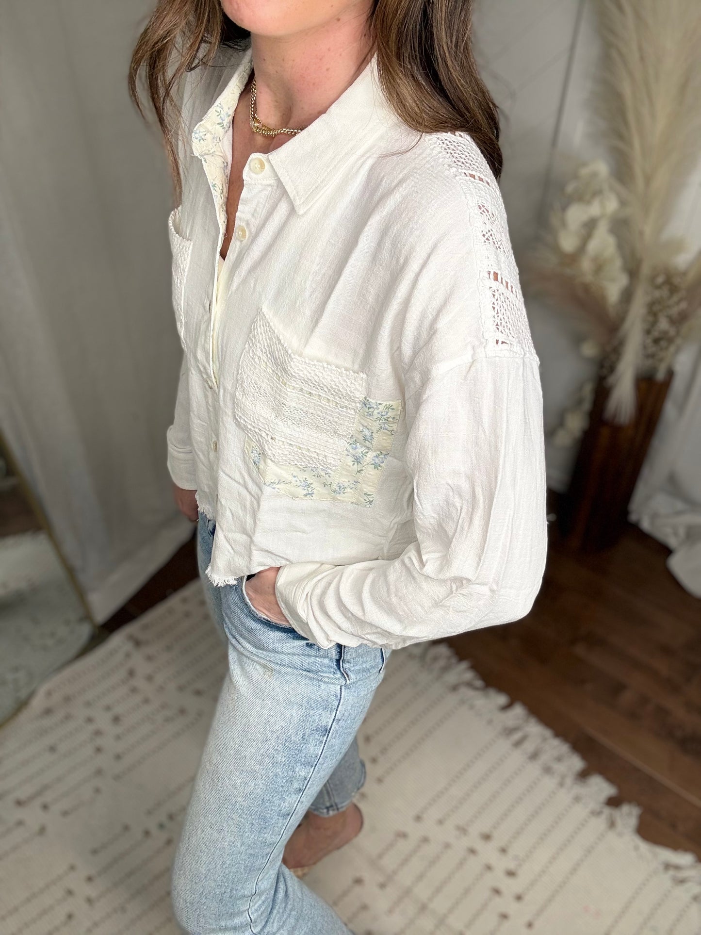 Wildflower Button Down