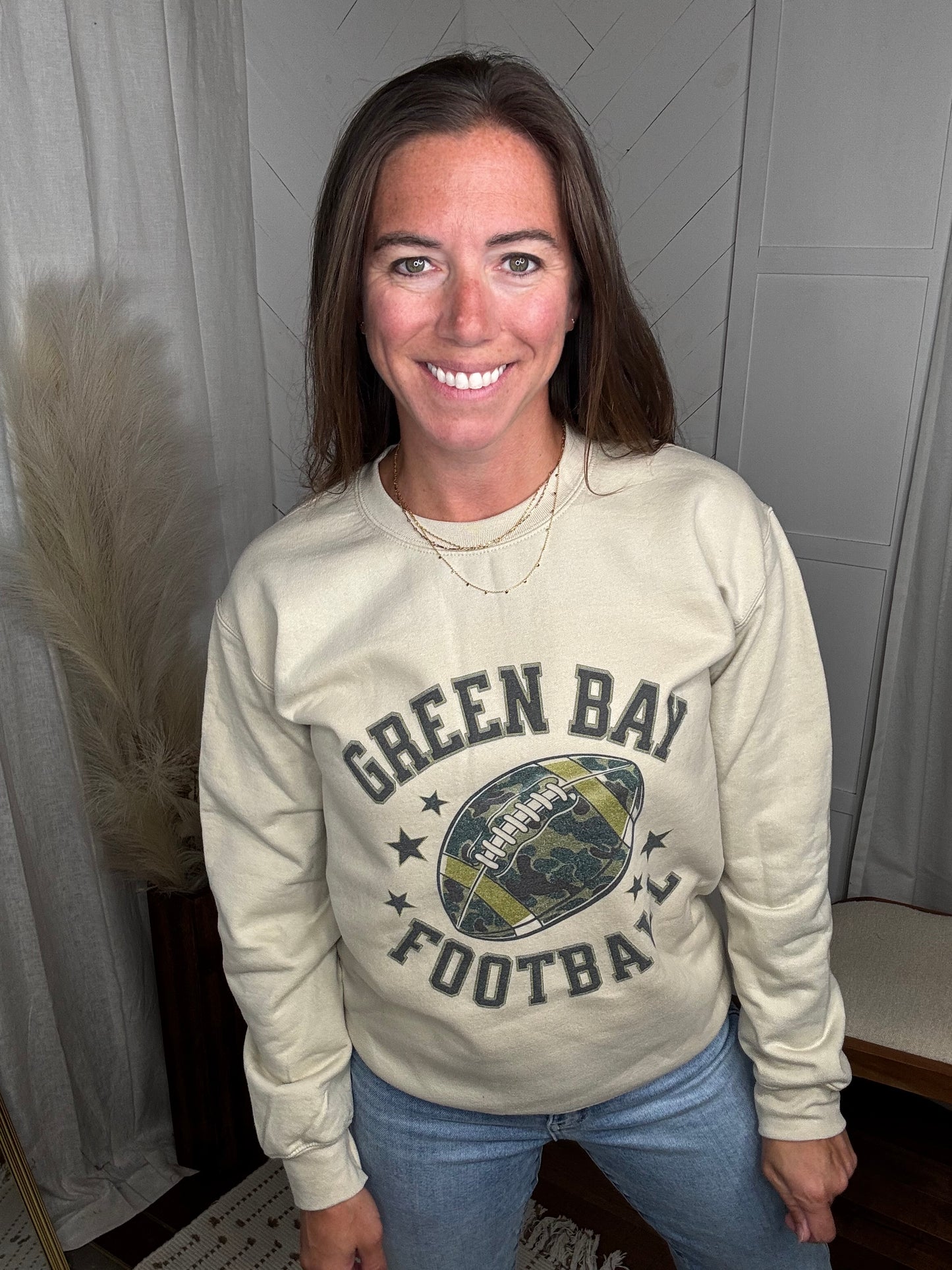 Green Bay Camo Sweatshirt: Sand