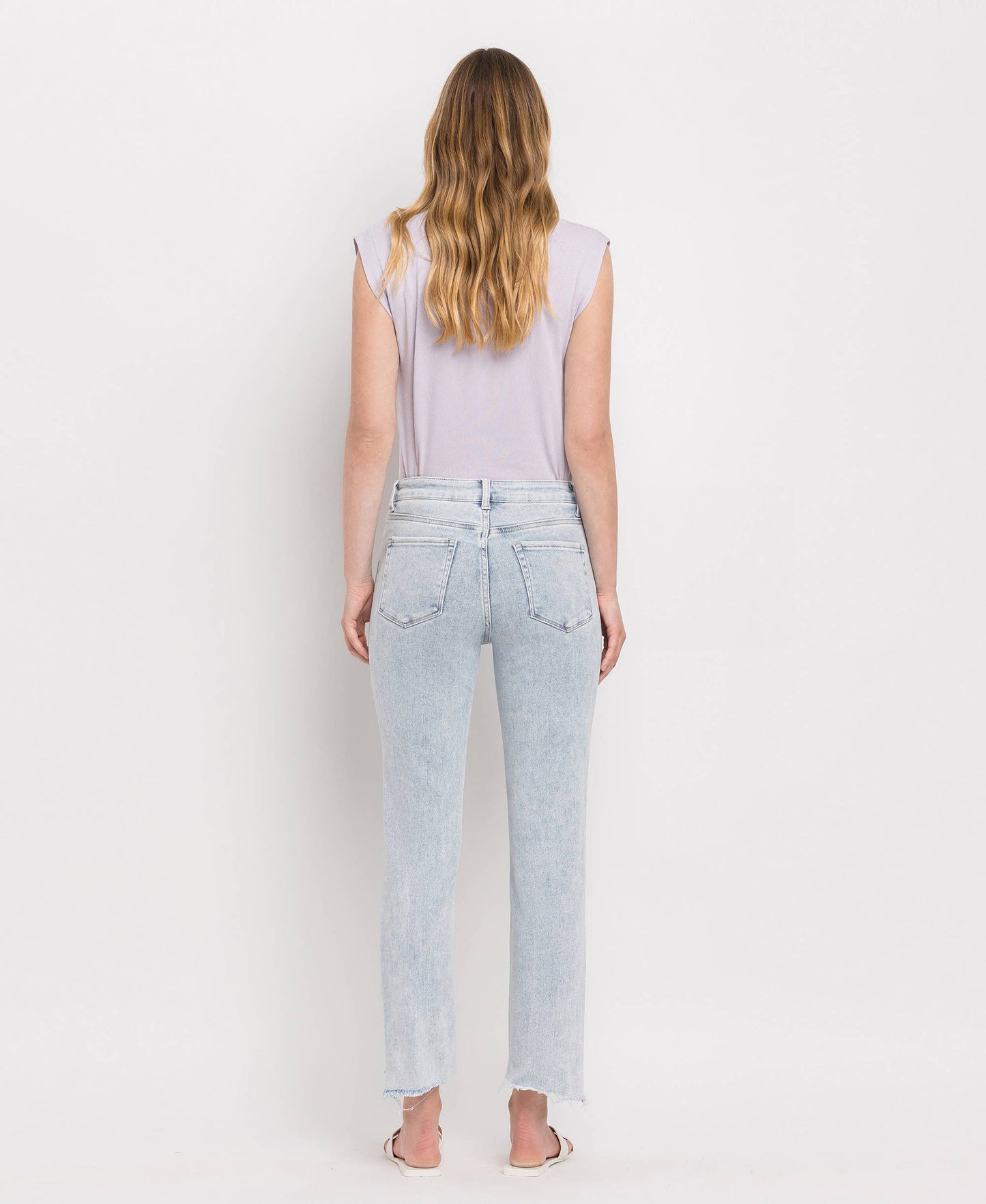 Loveret04: High Rise Straight Leg Jeans