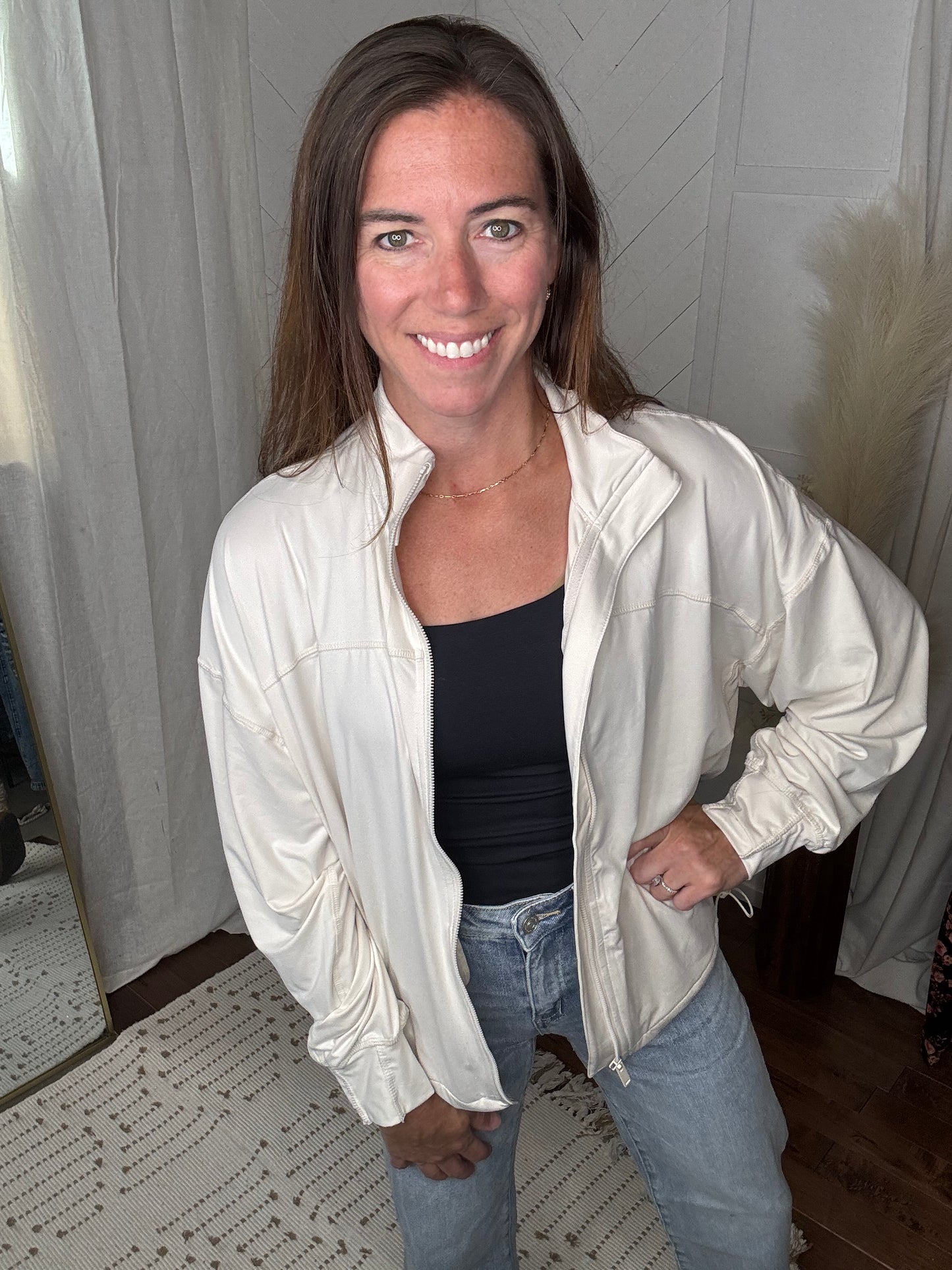 White Pearl Active Jacket