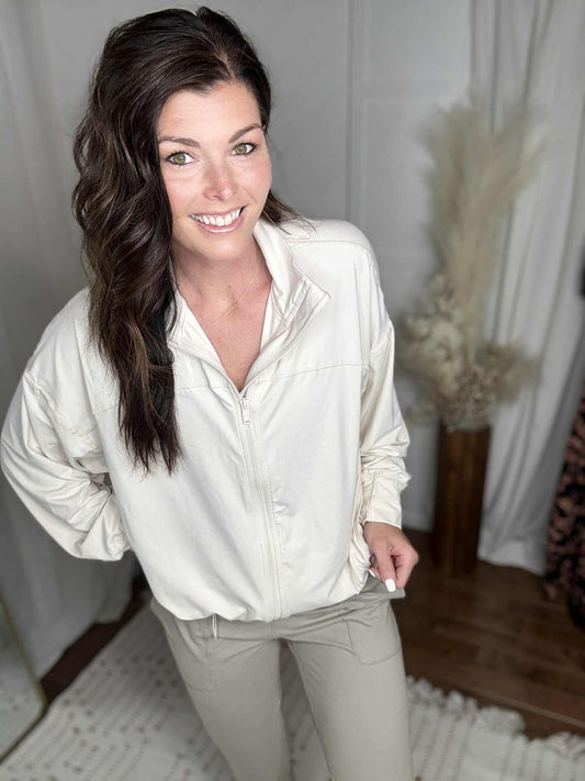 White Pearl Active Jacket