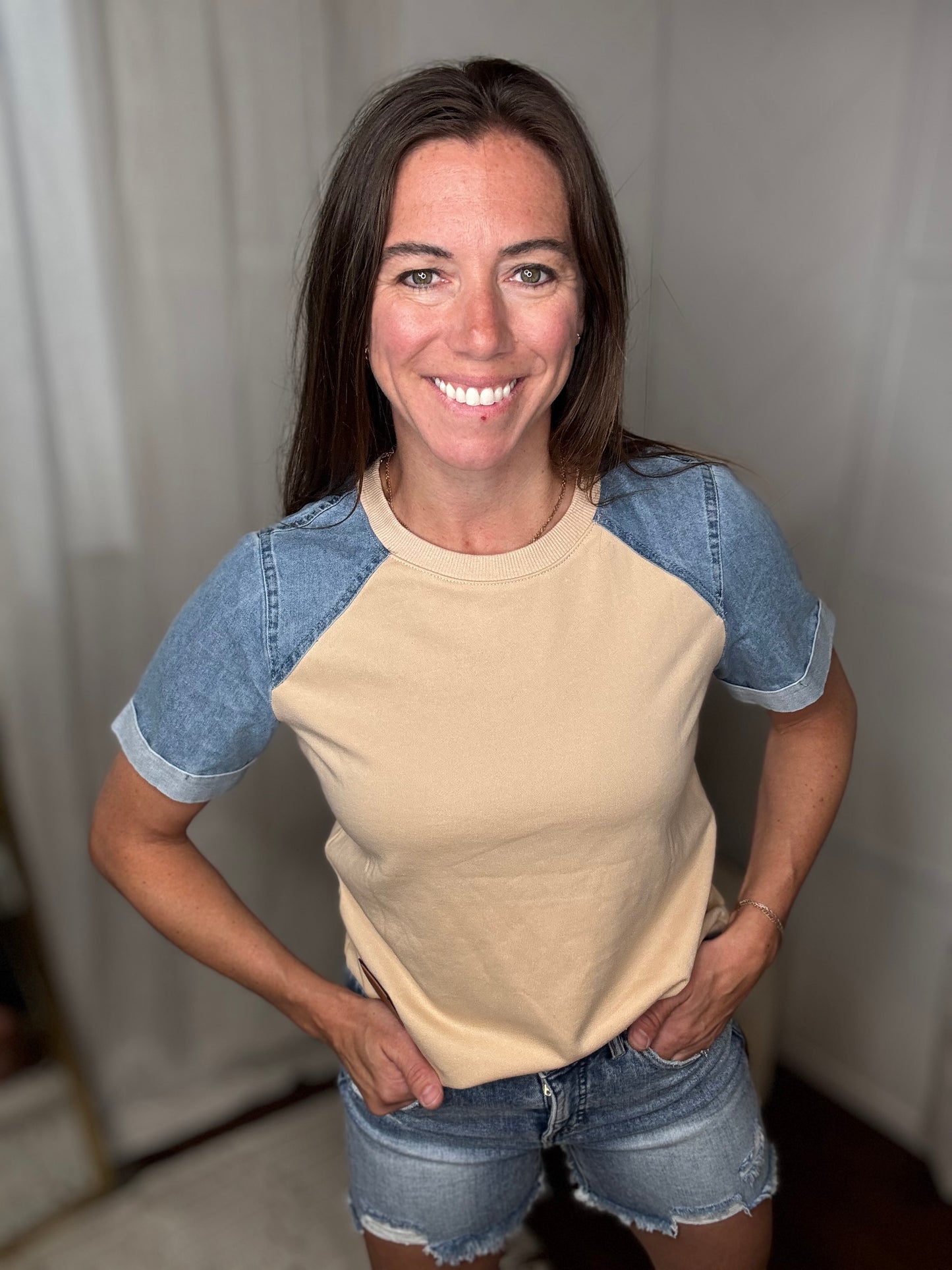 Denim Remix Tee