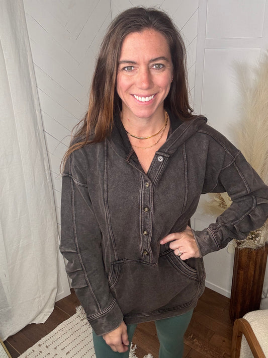 Mineral Drift Hooded Tunic