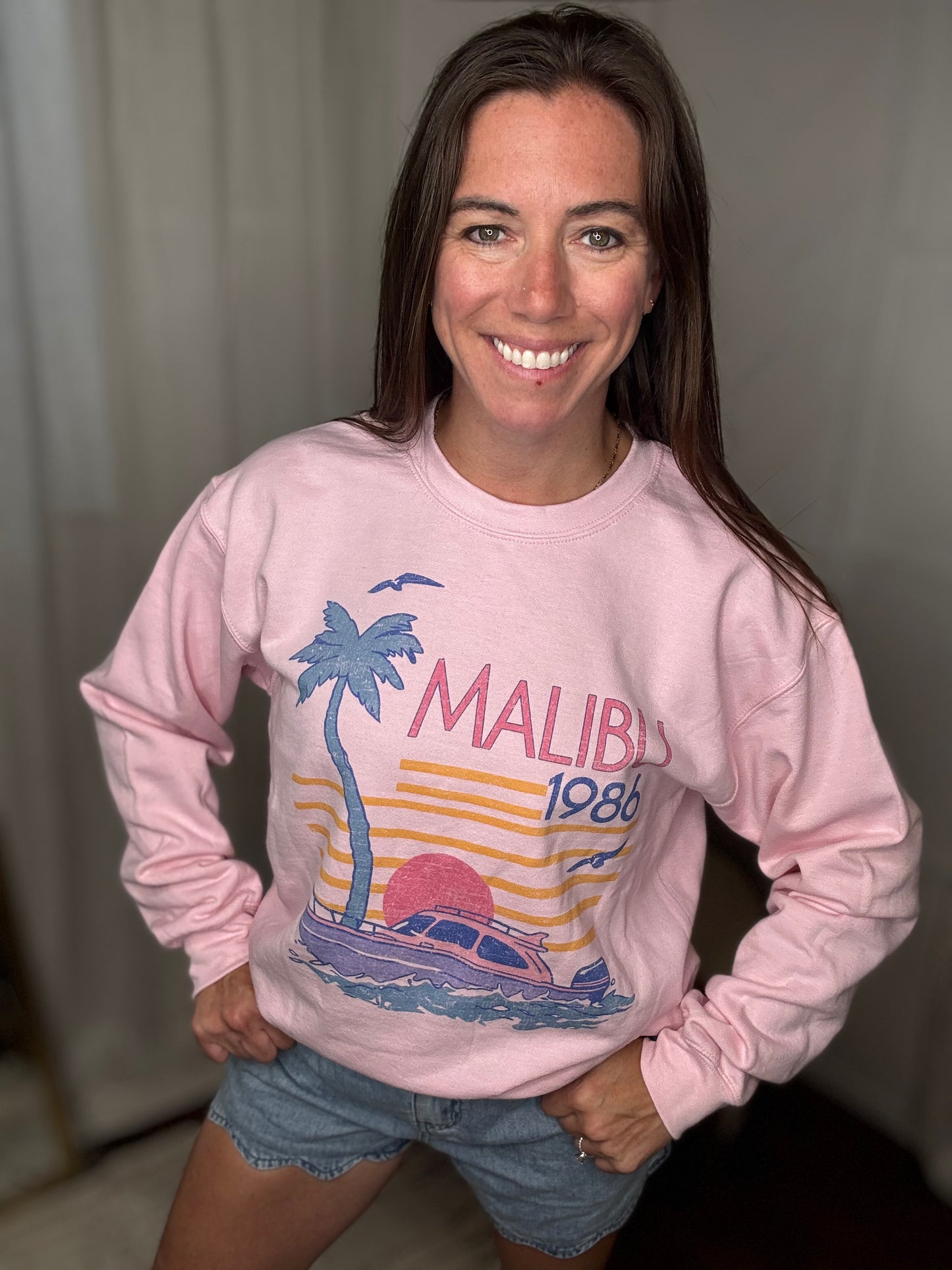 1986 Malibu Oversized Sweatshirt