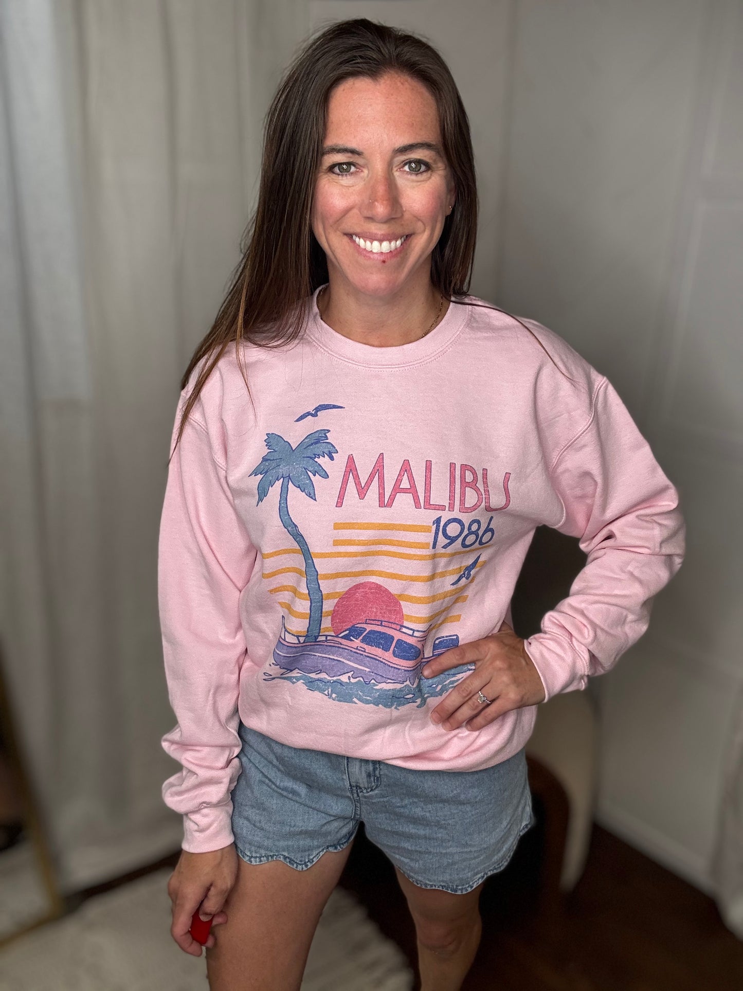 1986 Malibu Oversized Sweatshirt