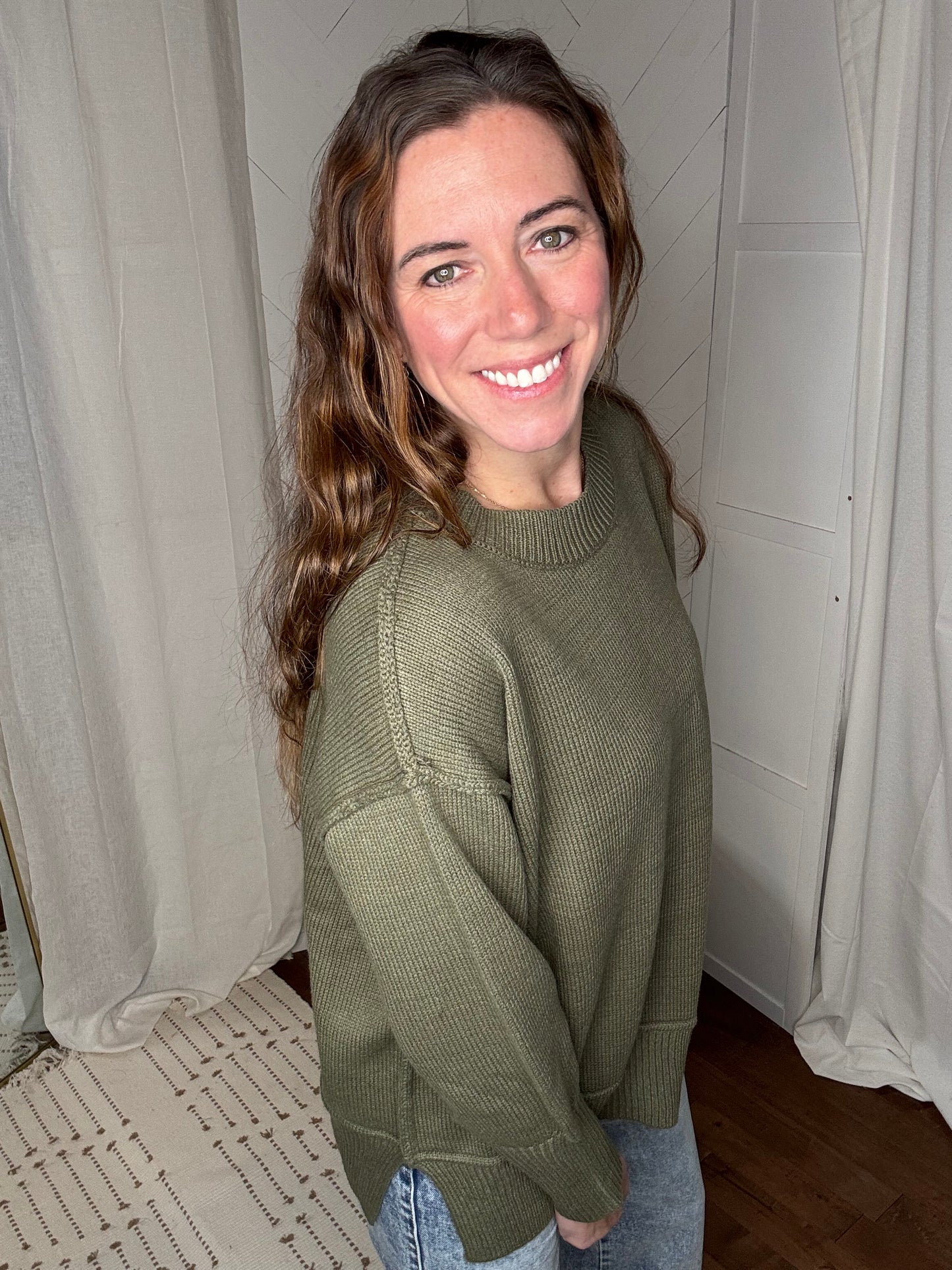 Olive Bell Sweater