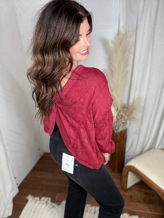Ember Twist Pullover