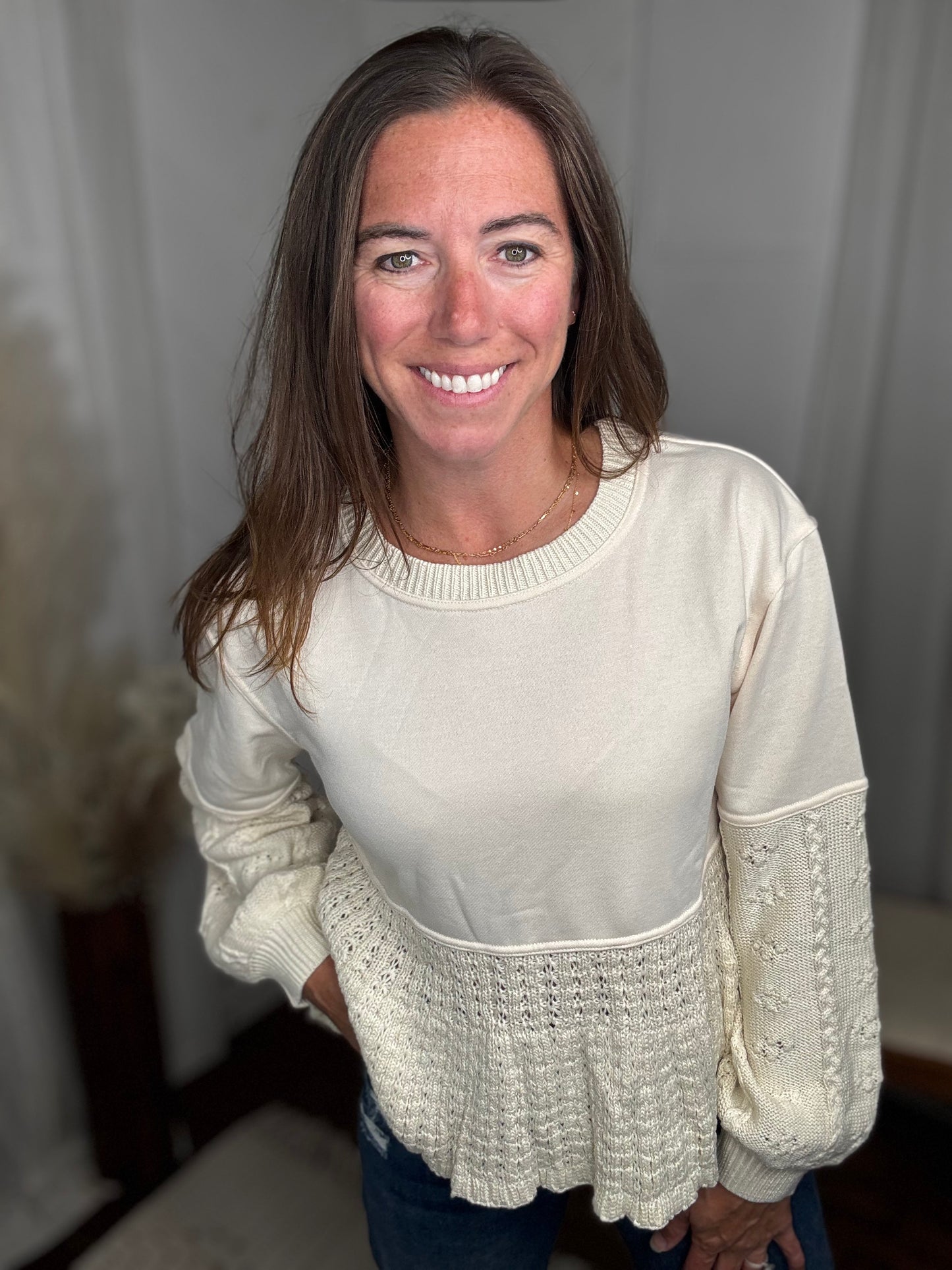 Vanilla Autumn Mixed Sweater
