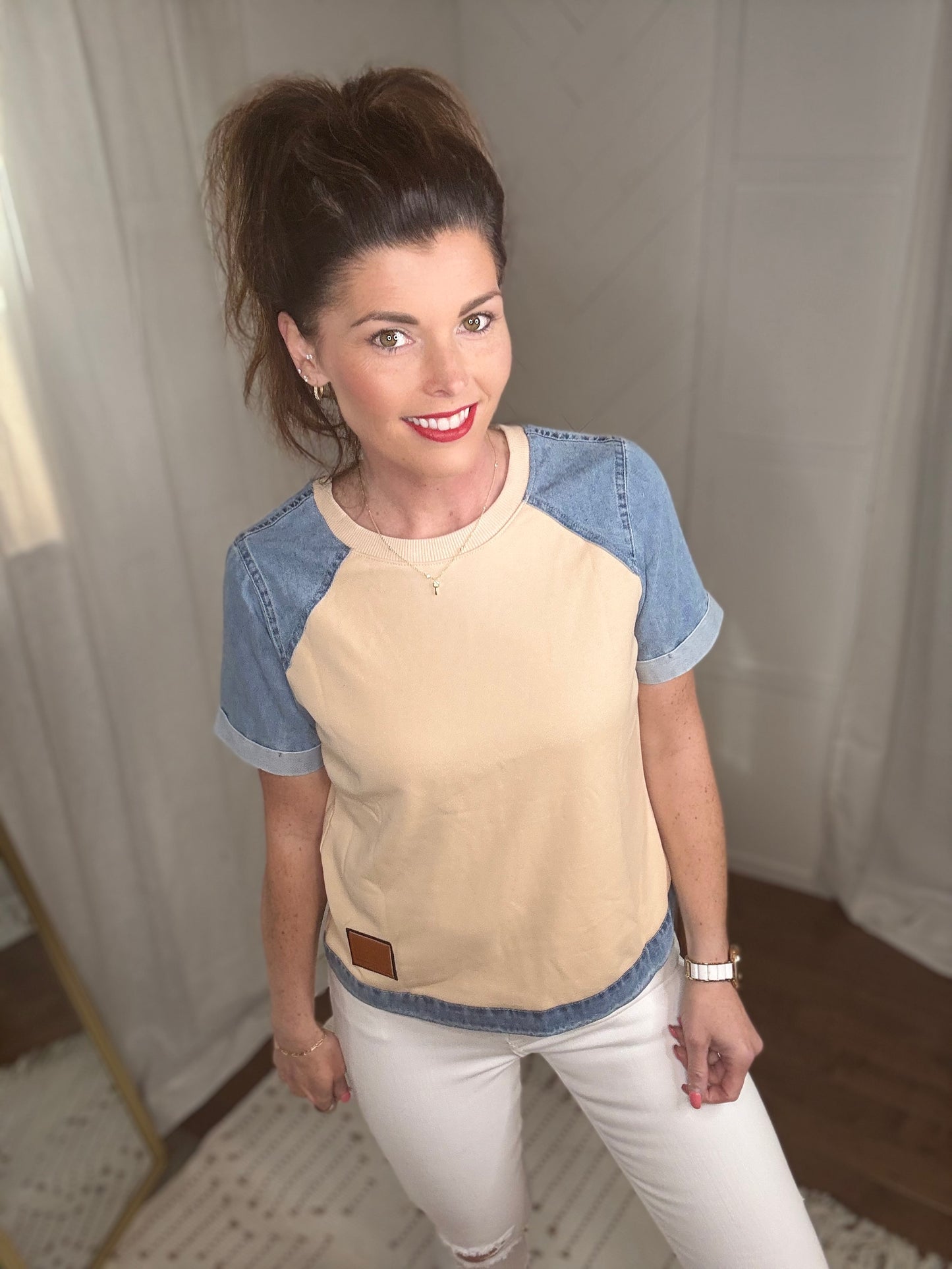 Denim Remix Tee