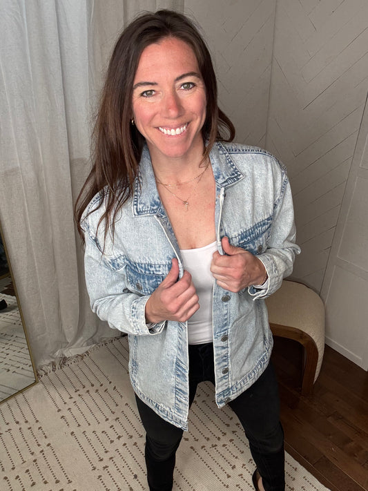 Risen Oversized Denim Jacket