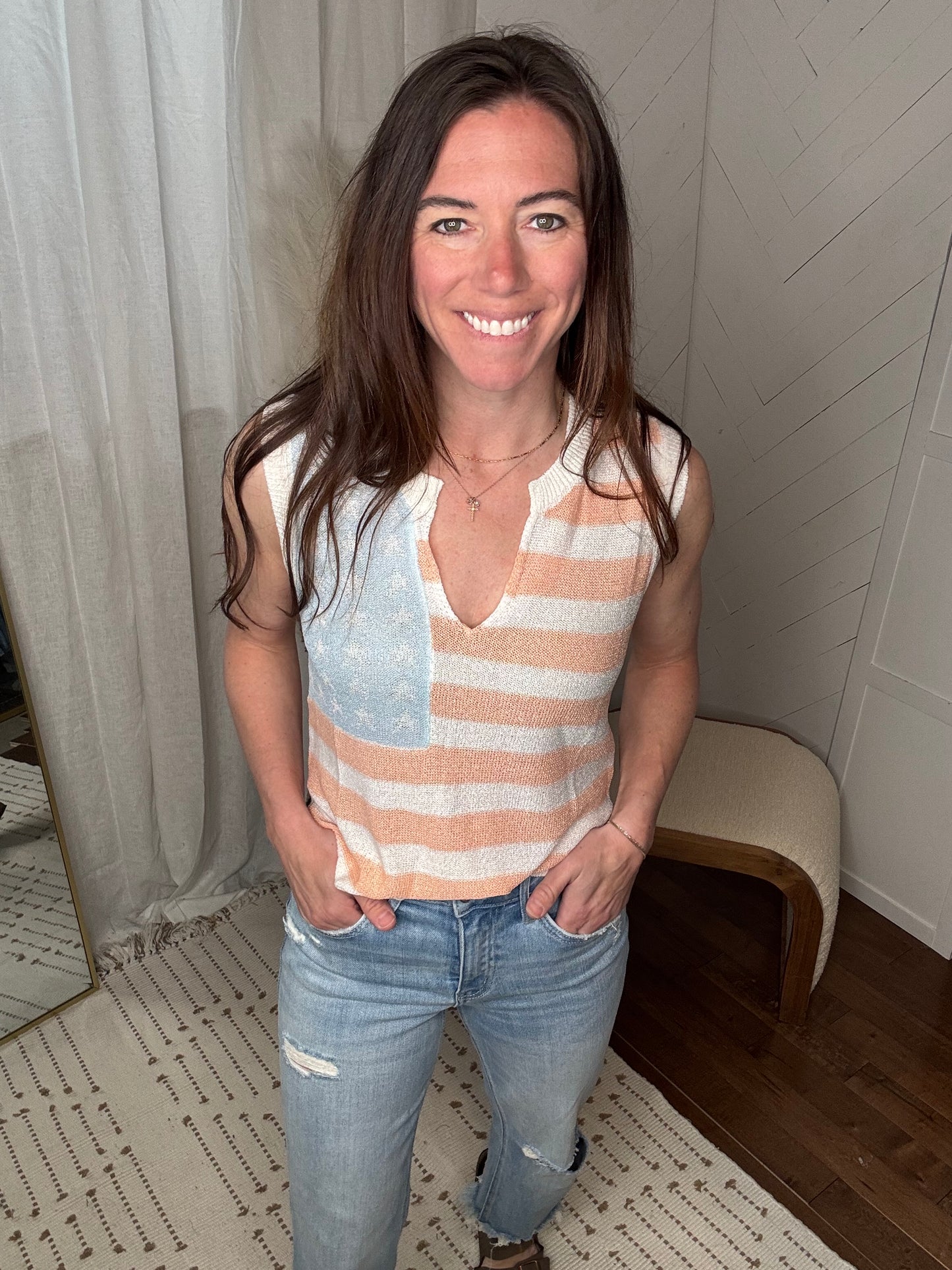 Loveret24: High Rise Distressed Crop Jeans