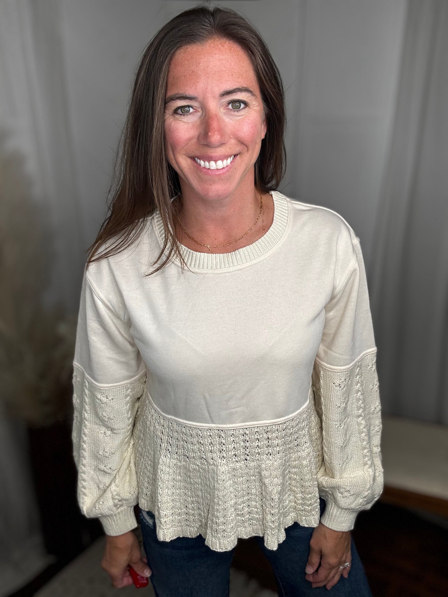 Vanilla Autumn Mixed Sweater