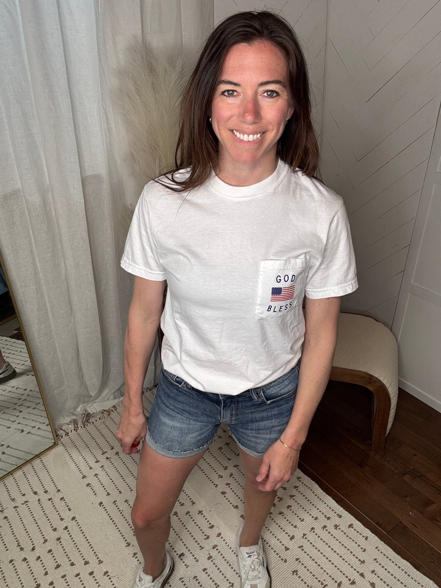 God Bless the USA: Pocket Tee