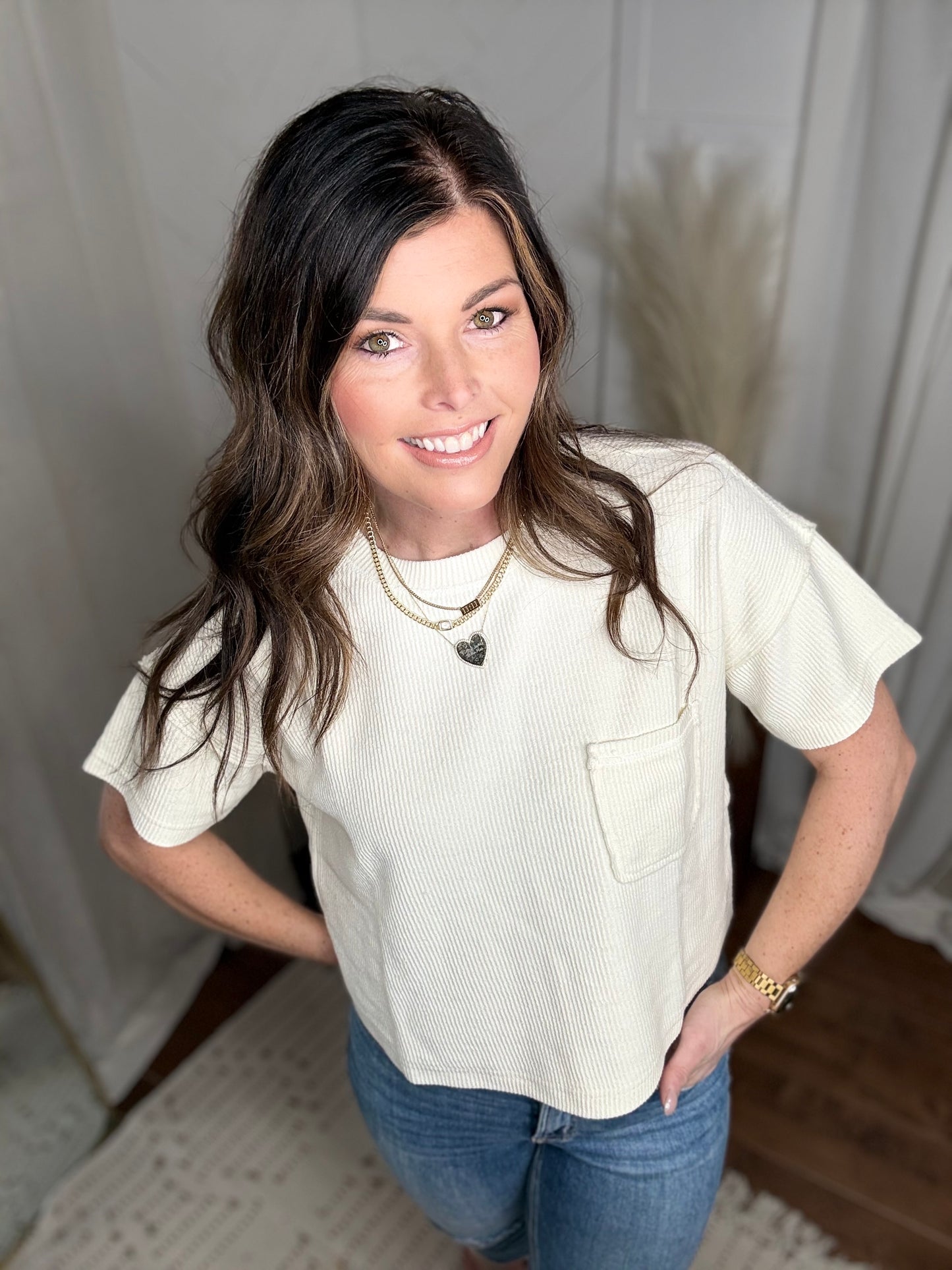 Ivory Classic Pocket Tee