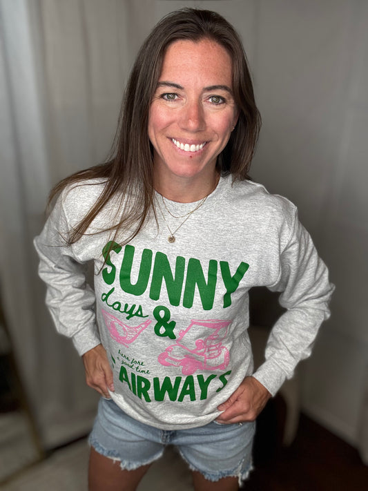 Sunny Fairways Crewneck Sweatshirt