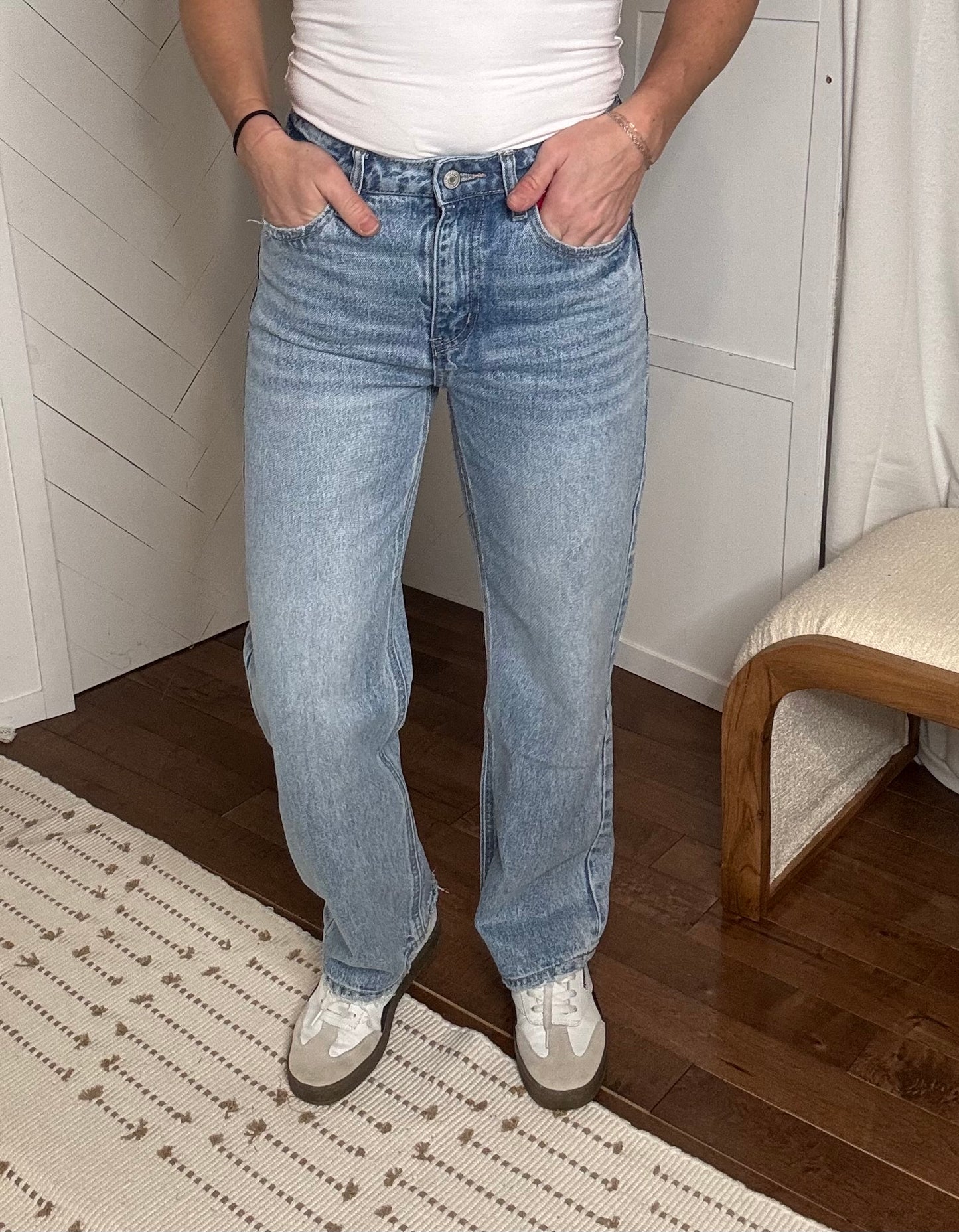 Loveret28: 90'S Super High Rise Ankle Wide Leg