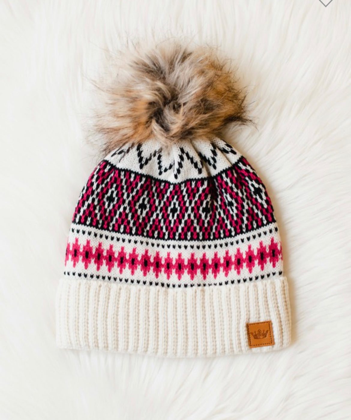 Knit Pom Hats