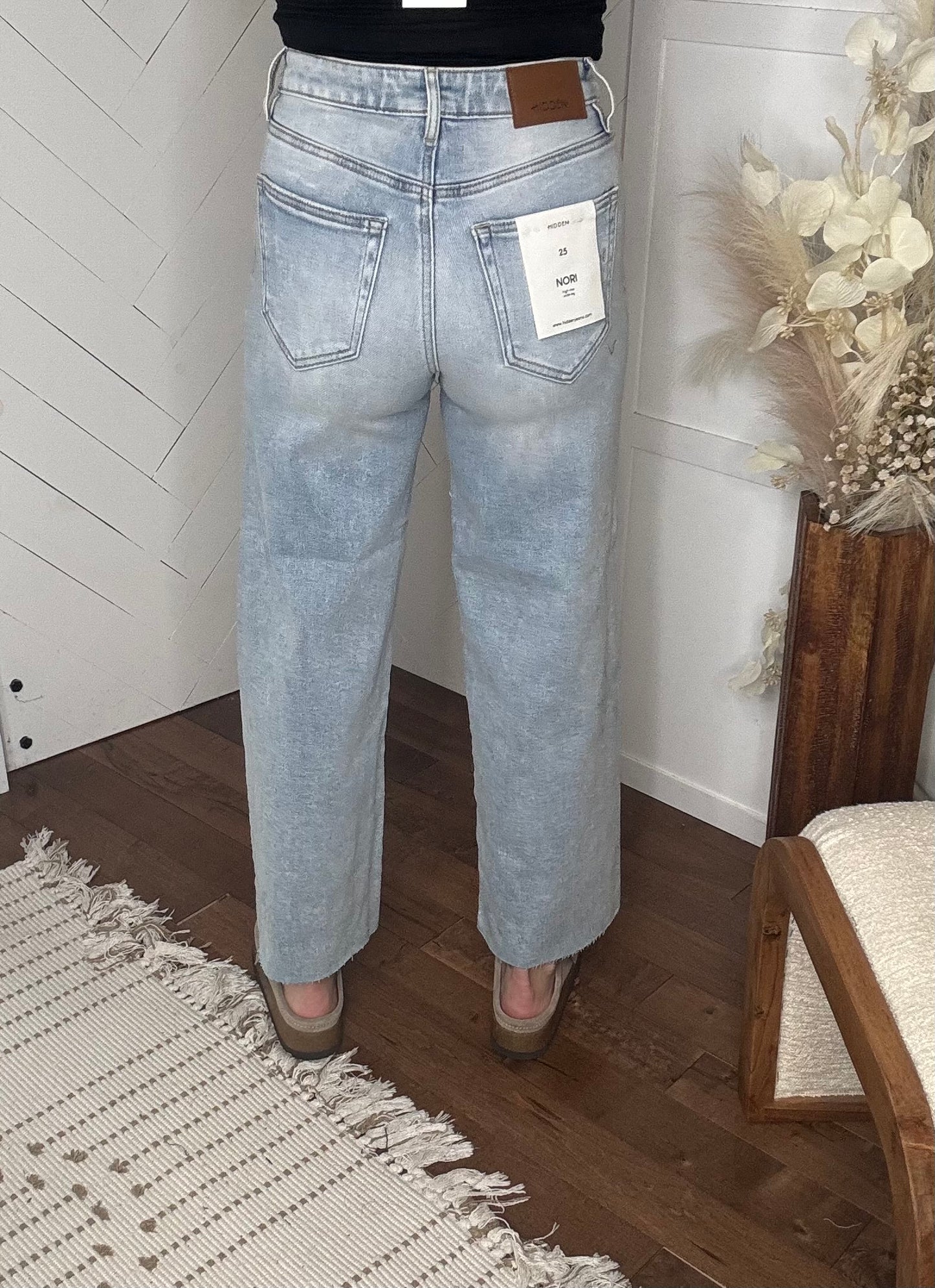 Hidden: Medium Wash Straight