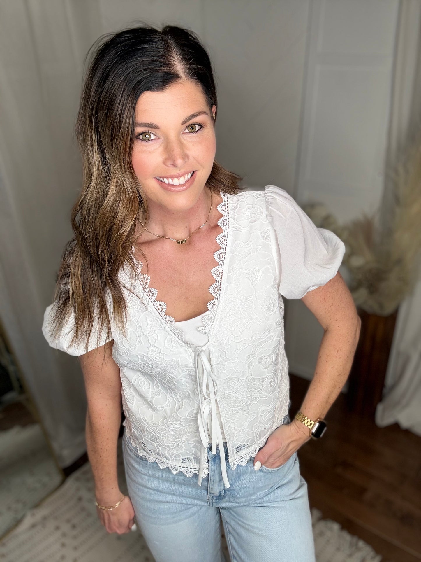 Floral Belle Lace Top
