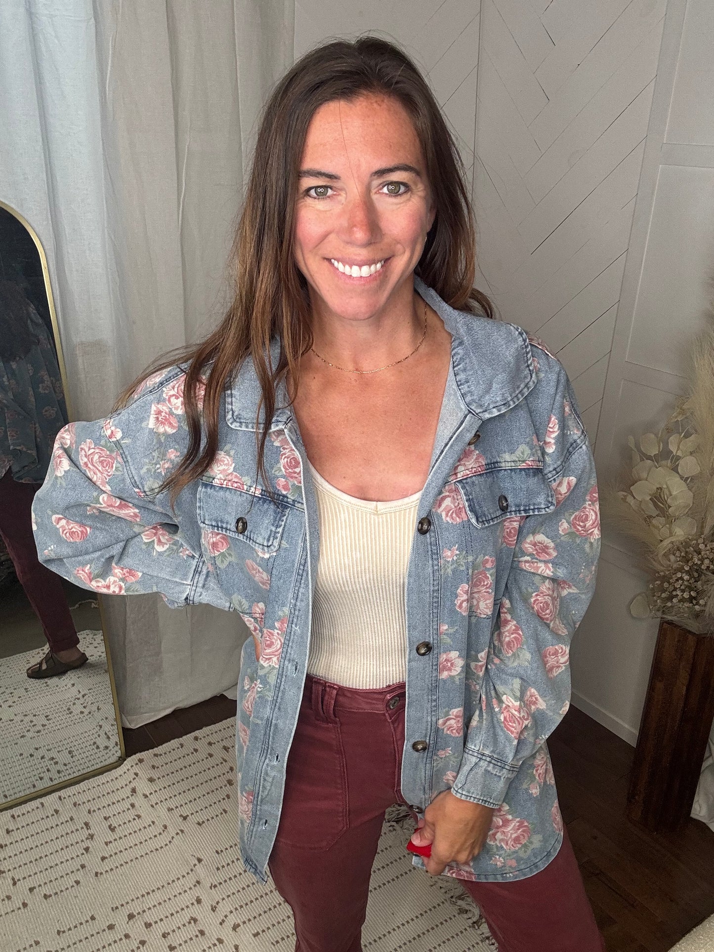 Judy Blue High Waist Burgundy Straight Leg