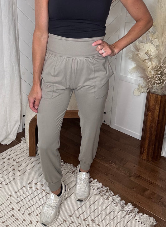 Stone Joggers with Pockets