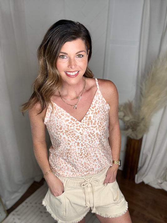 Blush Animal Print Tank