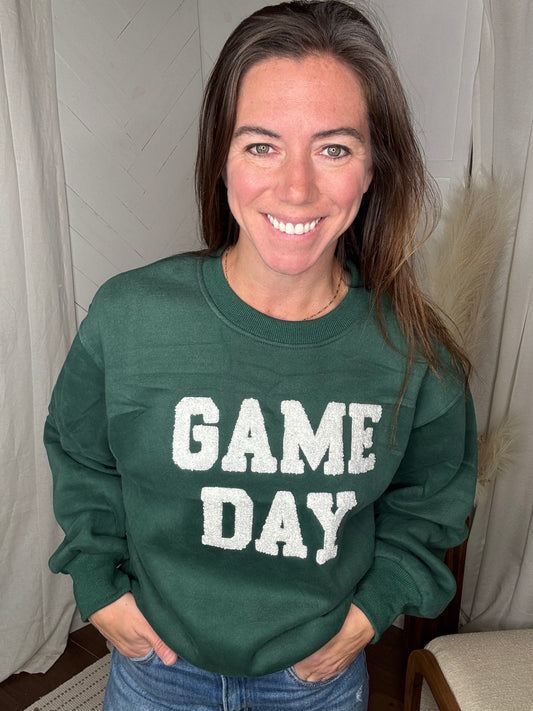 Green Game Day Sweatshirt