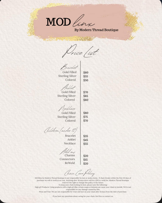 Mod linx Permanent Jewelry