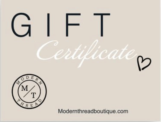 Modern Thread Gift Card