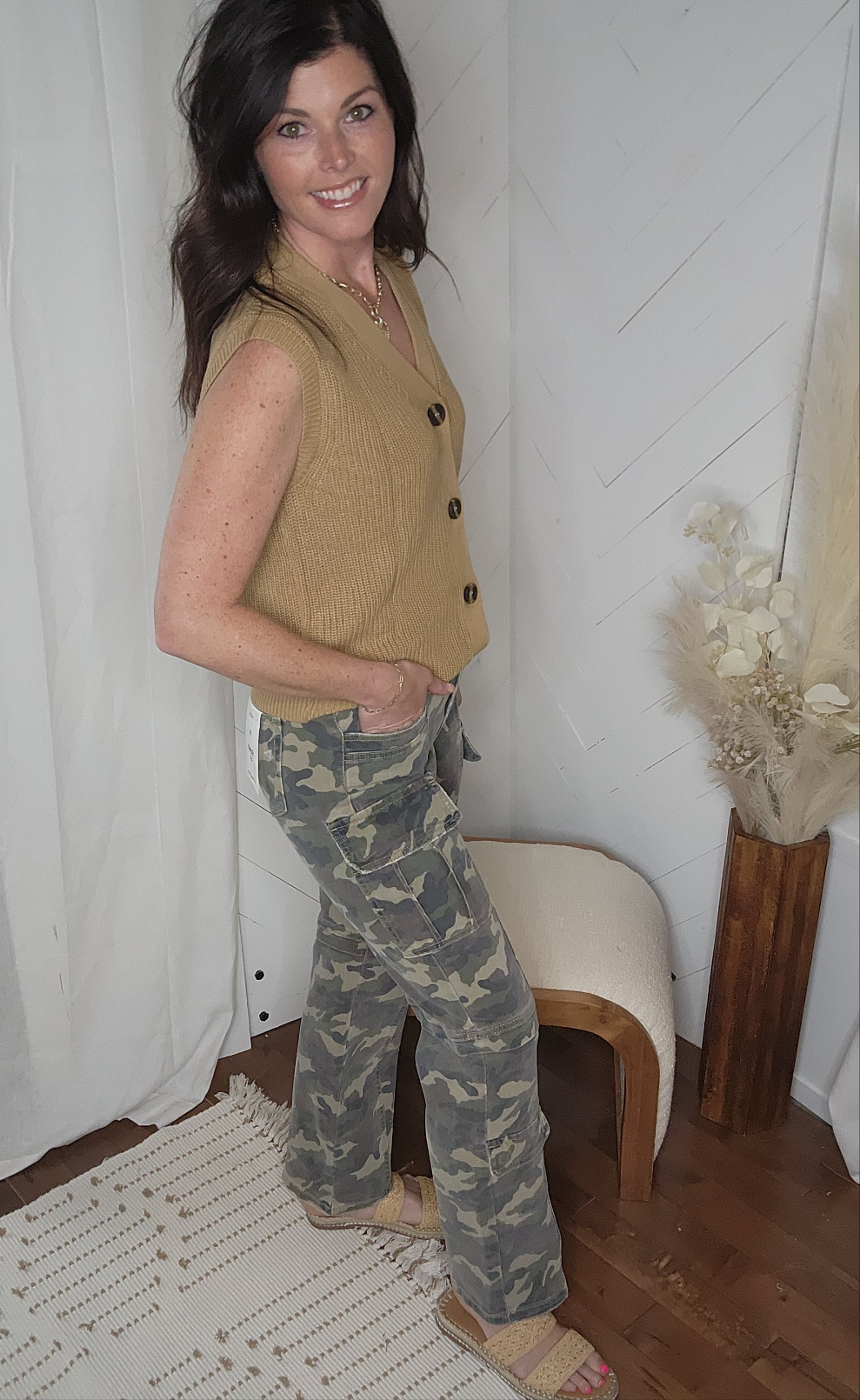 Chocolate V-Neck Sweater Vest