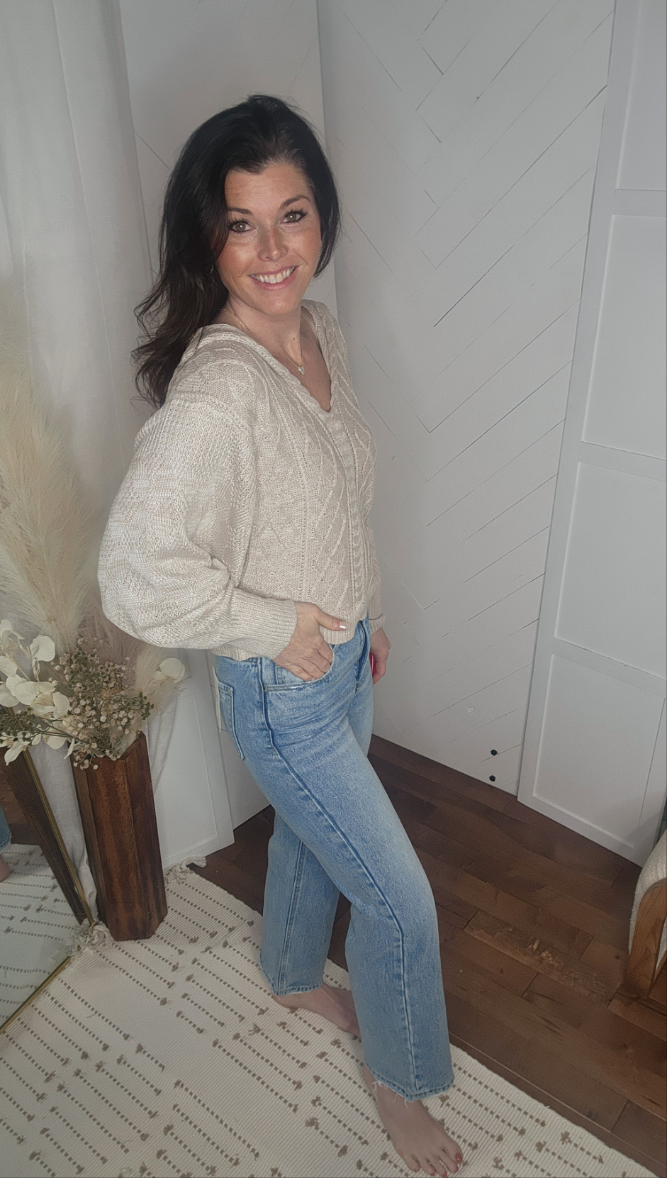 Loveret28: 90'S Super High Rise Ankle Wide Leg