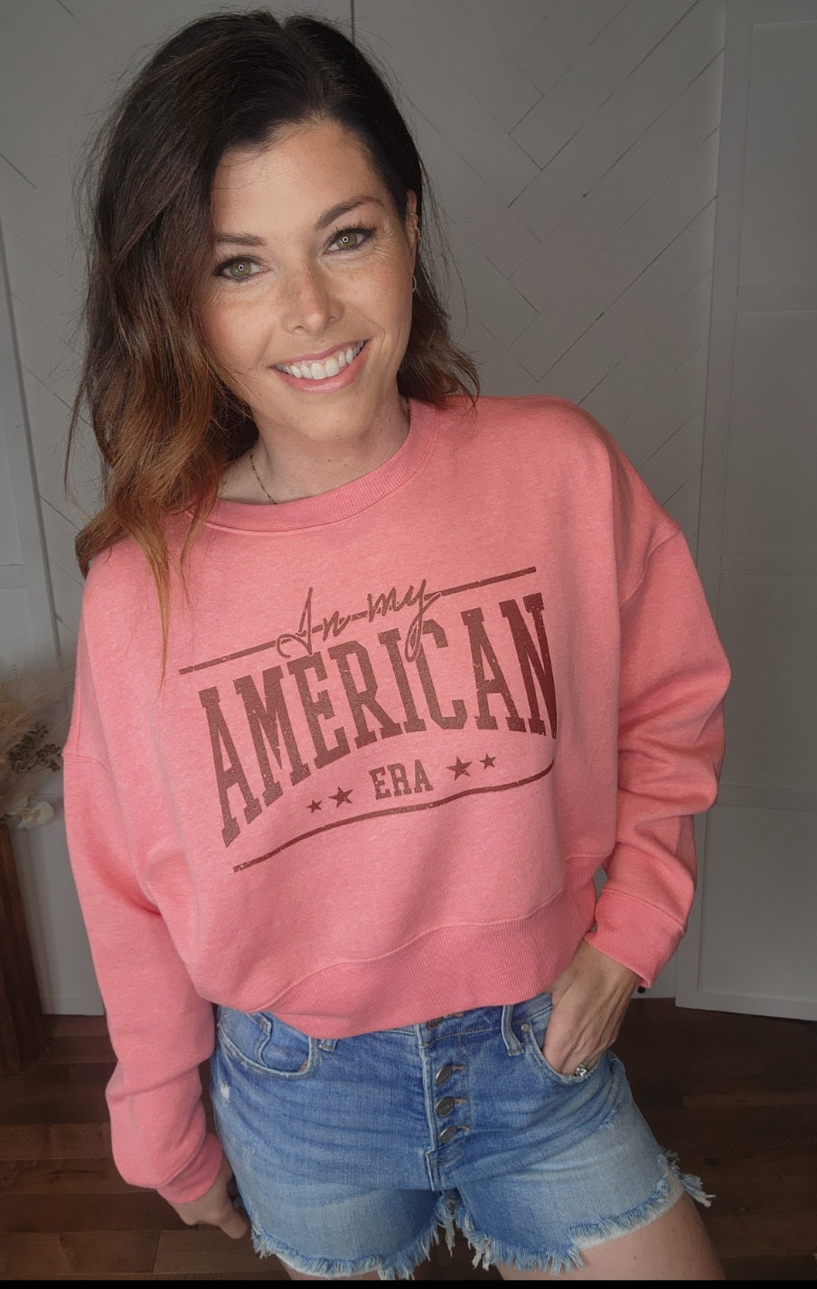 In My American Era Sweatshirt: Rose