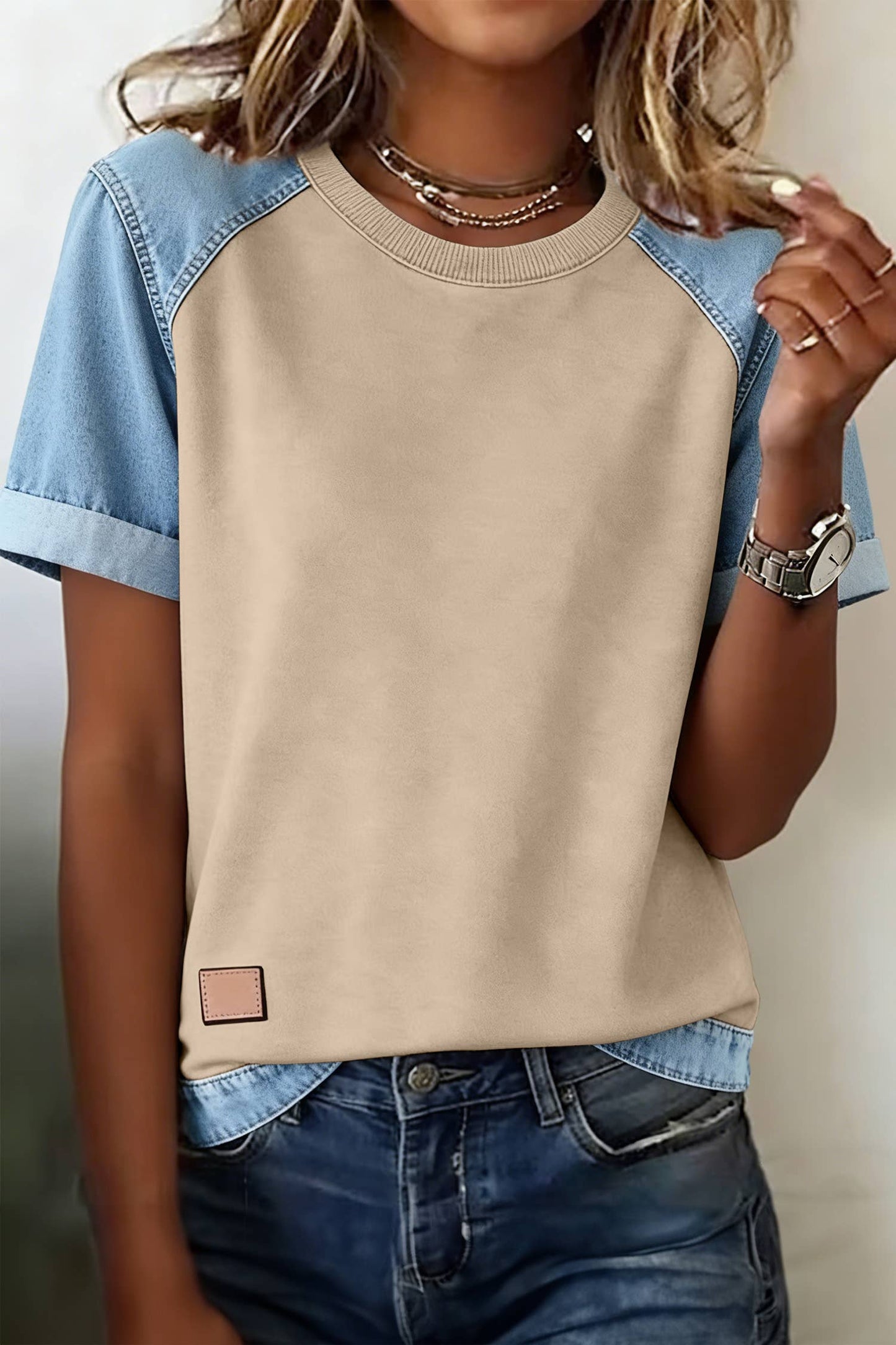 Denim Remix Tee
